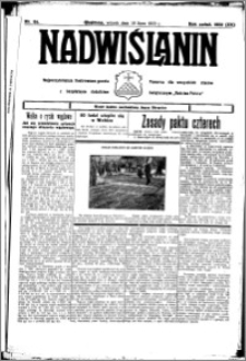 Nadwiślanin. Gazeta Ziemi Chełmińskiej, 1933.07.18 R. 15 nr 84