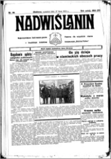 Nadwiślanin. Gazeta Ziemi Chełmińskiej, 1933.07.27 R. 15 nr 88