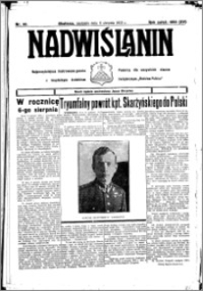 Nadwiślanin. Gazeta Ziemi Chełmińskiej, 1933.08.06 R. 15 nr 92