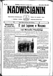 Nadwiślanin. Gazeta Ziemi Chełmińskiej, 1933.08.08 R. 15 nr 93