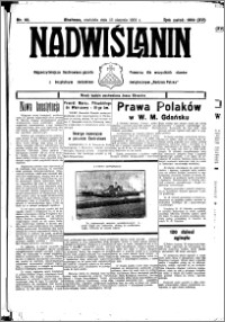 Nadwiślanin. Gazeta Ziemi Chełmińskiej, 1933.08.13 R. 15 nr 95