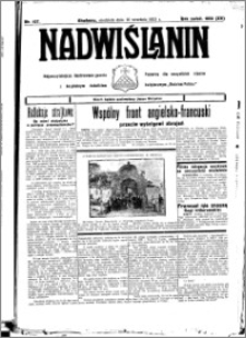 Nadwiślanin. Gazeta Ziemi Chełmińskiej, 1933.09.10 R. 15 nr 107