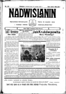 Nadwiślanin. Gazeta Ziemi Chełmińskiej, 1933.09.14 R. 15 nr 109