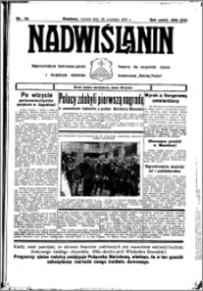 Nadwiślanin. Gazeta Ziemi Chełmińskiej, 1933.09.26 R. 15 nr 114