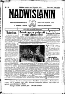 Nadwiślanin. Gazeta Ziemi Chełmińskiej, 1933.09.28 R. 15 nr 115