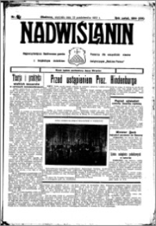 Nadwiślanin. Gazeta Ziemi Chełmińskiej, 1933.10.15 R. 15 nr 122