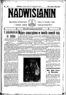 Nadwiślanin. Gazeta Ziemi Chełmińskiej, 1933.10.19 R. 15 nr 124