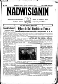 Nadwiślanin. Gazeta Ziemi Chełmińskiej, 1933.10.29 R. 15 nr 128