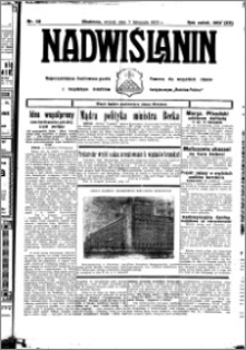 Nadwiślanin. Gazeta Ziemi Chełmińskiej, 1933.11.07 R. 15 nr 131