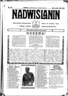 Nadwiślanin. Gazeta Ziemi Chełmińskiej, 1933.11.12 R. 15 nr 133