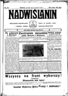 Nadwiślanin. Gazeta Ziemi Chełmińskiej, 1933.11.19 R. 15 nr 136