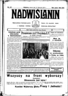 Nadwiślanin. Gazeta Ziemi Chełmińskiej, 1933.11.21 R. 15 nr 137