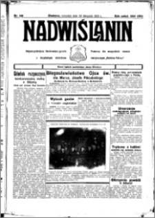 Nadwiślanin. Gazeta Ziemi Chełmińskiej, 1933.11.23 R. 15 nr 138