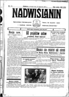 Nadwiślanin. Gazeta Ziemi Chełmińskiej, 1933.11.30 R. 15 nr 141