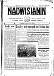 Nadwiślanin. Gazeta Ziemi Chełmińskiej, 1933.12.03 R. 15 nr 142