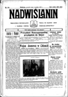 Nadwiślanin. Gazeta Ziemi Chełmińskiej, 1933.12.07 R. 15 nr 144