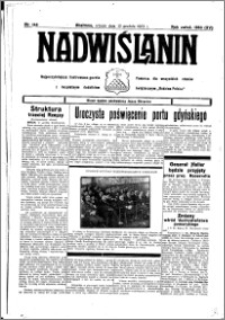 Nadwiślanin. Gazeta Ziemi Chełmińskiej, 1933.12.12 R. 15 nr 146