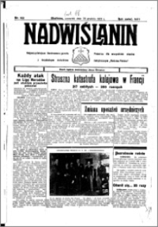 Nadwiślanin. Gazeta Ziemi Chełmińskiej, 1933.12.28 R. 15 nr 152