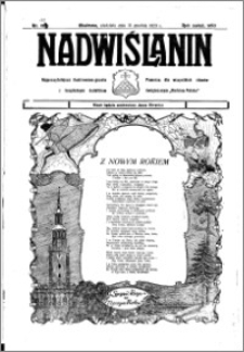Nadwiślanin. Gazeta Ziemi Chełmińskiej, 1933.12.31 R. 15 nr 153