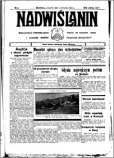 Nadwiślanin. Gazeta Ziemi Chełmińskiej, 1934.01.11 R. 16 nr 4
