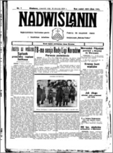 Nadwiślanin. Gazeta Ziemi Chełmińskiej, 1934.01.18 R. 16 nr 7