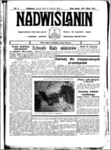Nadwiślanin. Gazeta Ziemi Chełmińskiej, 1934.01.23 R. 16 nr 9