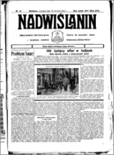 Nadwiślanin. Gazeta Ziemi Chełmińskiej, 1934.01.25 R. 16 nr 10