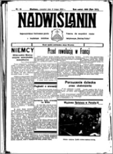 Nadwiślanin. Gazeta Ziemi Chełmińskiej, 1934.02.08 R. 16 nr 16