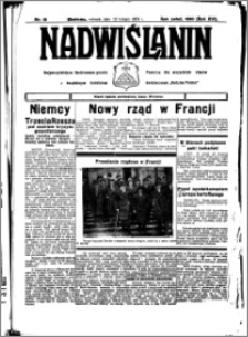Nadwiślanin. Gazeta Ziemi Chełmińskiej, 1934.02.13 R. 16 nr 18