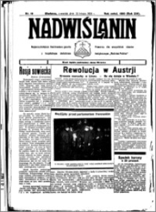 Nadwiślanin. Gazeta Ziemi Chełmińskiej, 1934.02.15 R. 16 nr 19
