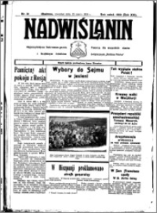 Nadwiślanin. Gazeta Ziemi Chełmińskiej, 1934.03.15 R. 16 nr 31