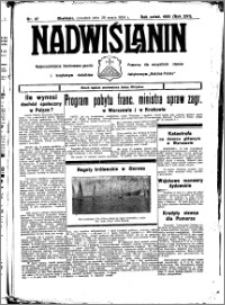 Nadwiślanin. Gazeta Ziemi Chełmińskiej, 1934.03.29 R. 16 nr 37