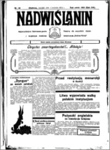 Nadwiślanin. Gazeta Ziemi Chełmińskiej, 1934.04.01 R. 16 nr 38