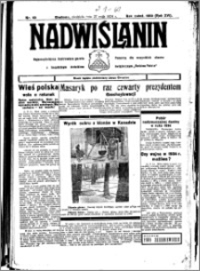 Nadwiślanin. Gazeta Ziemi Chełmińskiej, 1934.05.27 R. 16 nr 60