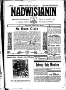 Nadwiślanin. Gazeta Ziemi Chełmińskiej, 1934.05.31 R. 16 nr 62