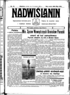 Nadwiślanin. Gazeta Ziemi Chełmińskiej, 1934.06.19 R. 16 nr 70