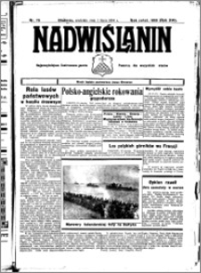 Nadwiślanin. Gazeta Ziemi Chełmińskiej, 1934.07.01 R. 16 nr 75