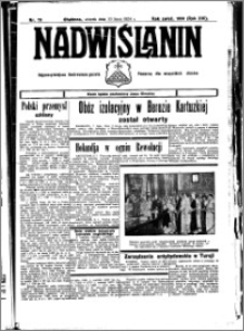 Nadwiślanin. Gazeta Ziemi Chełmińskiej, 1934.07.10 R. 16 nr 79