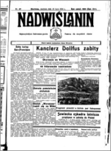 Nadwiślanin. Gazeta Ziemi Chełmińskiej, 1934.07.29 R. 16 nr 87