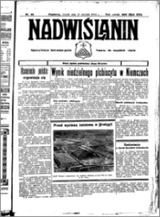 Nadwiślanin. Gazeta Ziemi Chełmińskiej, 1934.08.21 R. 16 nr 96