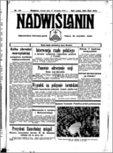 Nadwiślanin. Gazeta Ziemi Chełmińskiej, 1934.11.27 R. 16 nr 139