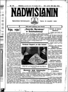 Nadwiślanin. Gazeta Ziemi Chełmińskiej, 1934.11.29 R. 16 nr 140