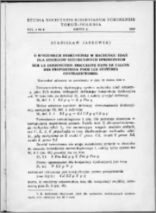 Studia Societatis Scientiarum Torunensis. Sectio A, Mathematica-Physica Vol. 1, nr 8 (1949)