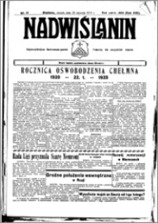 Nadwiślanin. Gazeta Ziemi Chełmińskiej, 1935.01.25 R. 17 nr 10