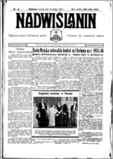Nadwiślanin. Gazeta Ziemi Chełmińskiej, 1935.02.22 R. 17 nr 22