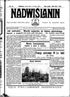 Nadwiślanin. Gazeta Ziemi Chełmińskiej, 1935.04.09 R. 17 nr 43