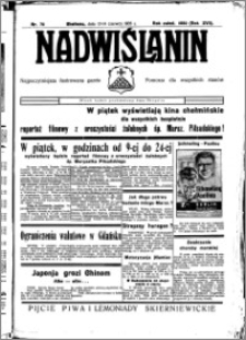 Nadwiślanin. Gazeta Ziemi Chełmińskiej, 1935.06.13-14 R. 17 nr 70