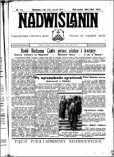 Nadwiślanin. Gazeta Ziemi Chełmińskiej, 1935.06.19-20 R. 17 nr 73