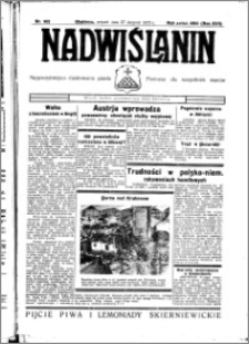 Nadwiślanin. Gazeta Ziemi Chełmińskiej, 1935.08.27 R. 17 nr 102