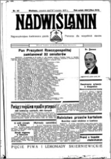 Nadwiślanin. Gazeta Ziemi Chełmińskiej, 1935.09.26 R. 17 nr 115